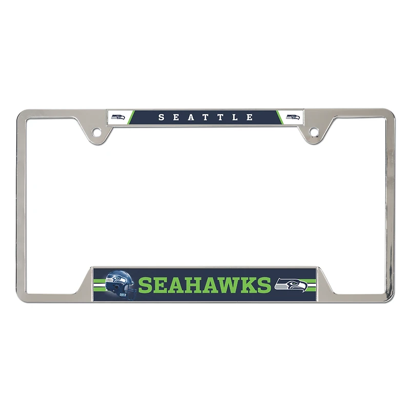 WinCraft Seattle Seahawks Chrome Plated Metal License Plate Frame