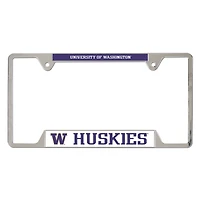 WinCraft Washington Huskies Chrome Plated Metal License Plate Frame