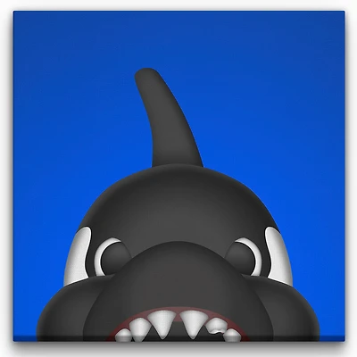 Vancouver Canucks 14'' x 14'' Minimalist Mascot Canvas Wrap
