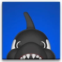 Vancouver Canucks 14'' x 14'' Minimalist Mascot Canvas Wrap