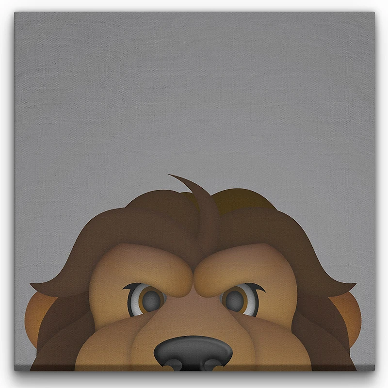 Los Angeles Kings 14'' x 14'' Minimalist Mascot Canvas Wrap