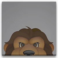 Los Angeles Kings 14'' x 14'' Minimalist Mascot Canvas Wrap