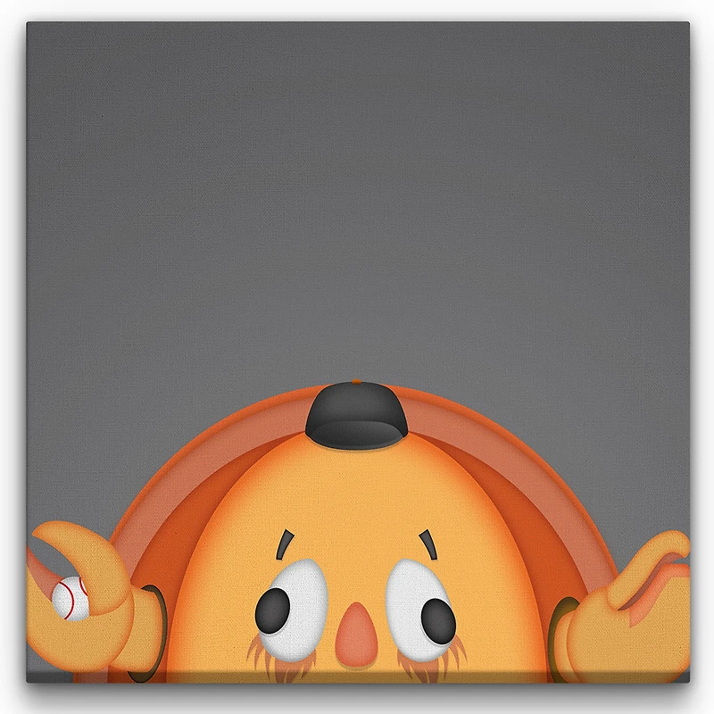 San Francisco Giants 11'' x 17'' Minimalist Crazy Crab Canvas Wrap