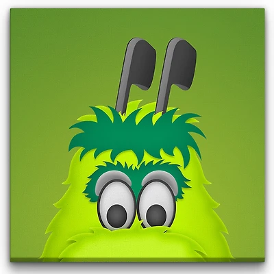Dallas Stars 14'' x 14'' Minimalist Mascot Canvas Wrap