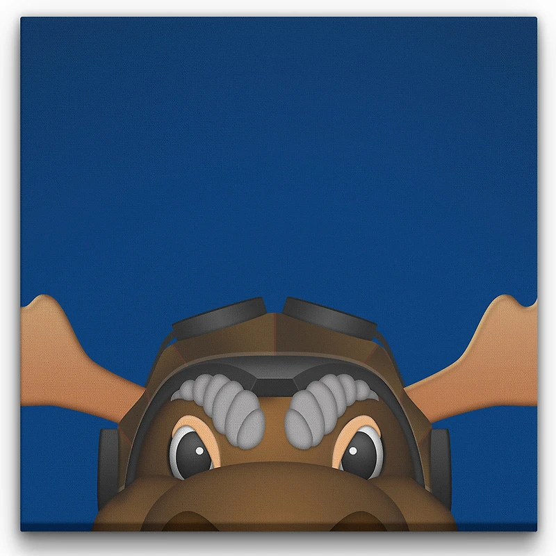 Winnipeg Jets 14'' x 14'' Minimalist Mascot Canvas Wrap
