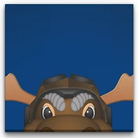 Winnipeg Jets 14'' x 14'' Minimalist Mascot Canvas Wrap