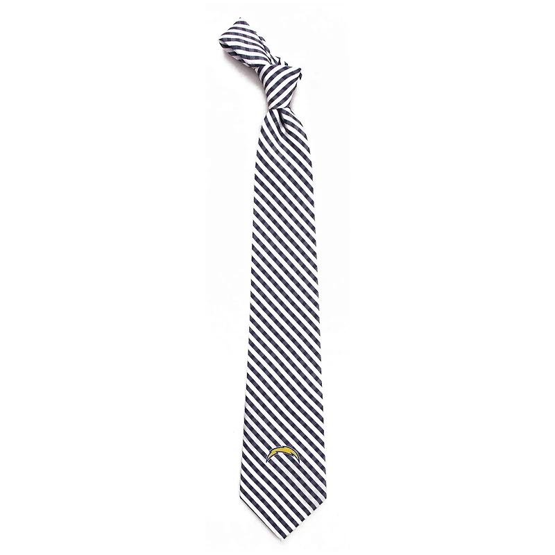 Los Angeles Chargers Gingham Tie