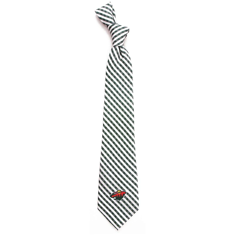 Minnesota Wild Gingham Tie