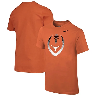 Youth Nike Texas Orange Texas Longhorns Sideline Icon T-Shirt