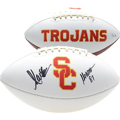 Marcus Allen USC Trojans Autographed White Panel Football with "Heisman 81" Inscription