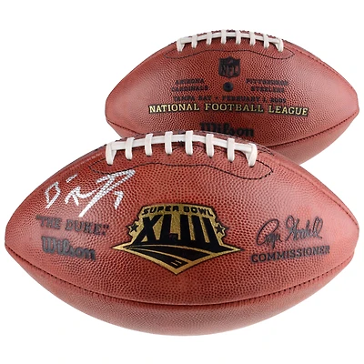 Ben Roethlisberger Pittsburgh Steelers Autographed Super Bowl XLIII Football - Signed on Logo Panel