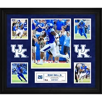 Benny Snell Kentucky Wildcats Framed 23" x 27" 5-Photo Collage