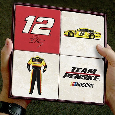 Ryan Blaney Marble Coaster 4-Pack Set