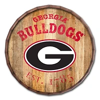 Georgia Bulldogs 24'' Established Date Barrel Top