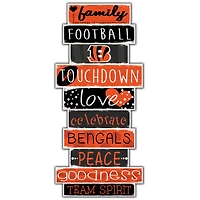 Cincinnati Bengals 5'' x 24'' Celebrations Stack Sign