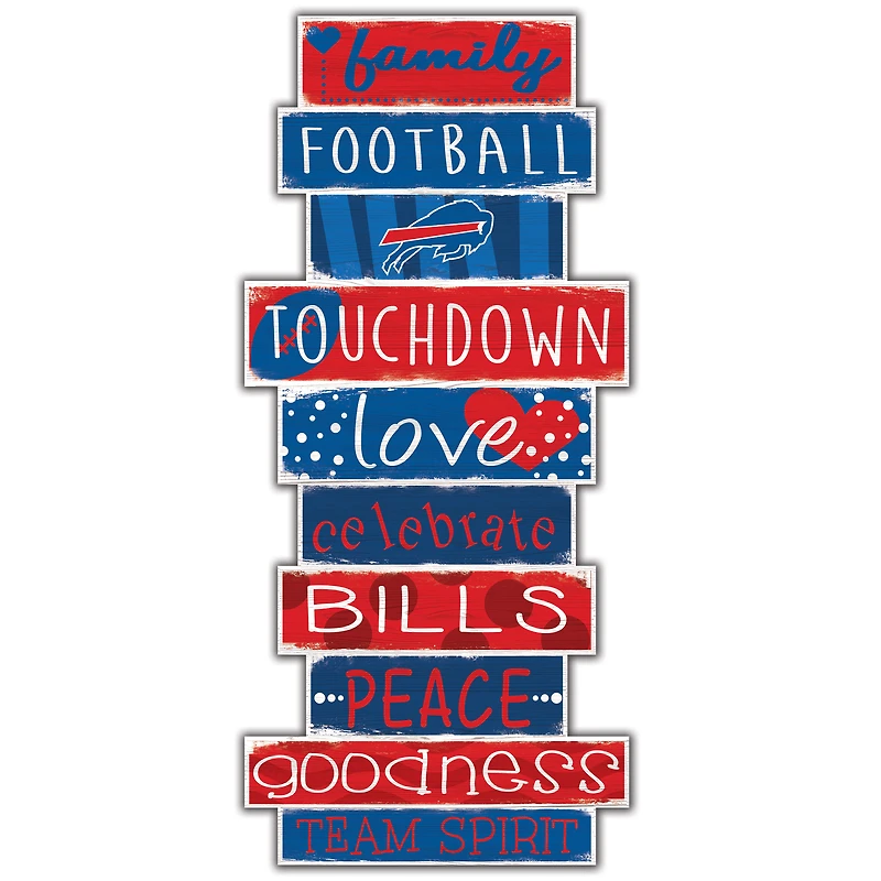 Buffalo Bills 5'' x 24'' Celebrations Stack Sign