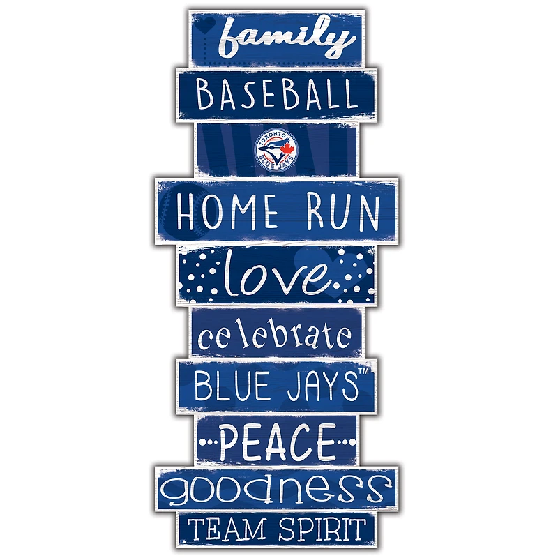 Toronto Blue Jays 5'' x 24'' Celebrations Stack Sign
