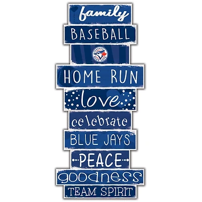Toronto Blue Jays 5'' x 24'' Celebrations Stack Sign