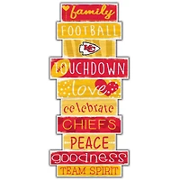Kansas City Chiefs 5'' x 24'' Celebrations Stack Sign