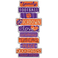 Clemson Tigers 5'' x 24'' Celebrations Stack Sign