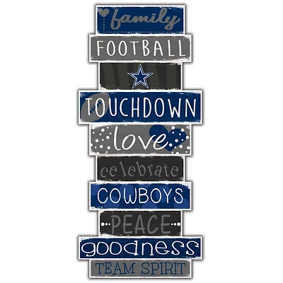 Dallas Cowboys 5'' x 24'' Celebrations Stack Sign