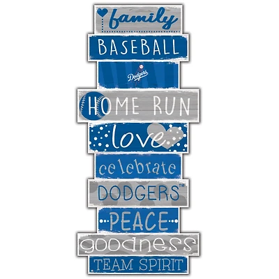 Los Angeles Dodgers 5'' x 24'' Celebrations Stack Sign