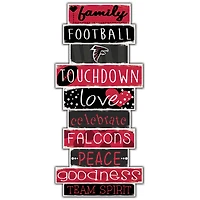 Atlanta Falcons 5'' x 24'' Celebrations Stack Sign