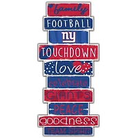 New York Giants 5'' x 24'' Celebrations Stack Sign