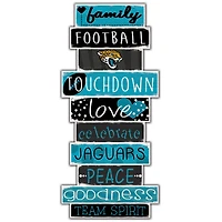Jacksonville Jaguars 5'' x 24'' Celebrations Stack Sign
