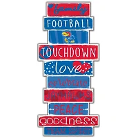 Kansas Jayhawks 5'' x 24'' Celebrations Stack Sign