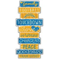 Los Angeles Chargers 5'' x 24'' Celebrations Stack Sign