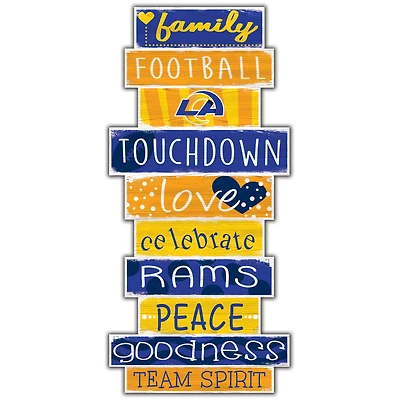 Los Angeles Rams 5'' x 24'' Celebrations Stack Sign