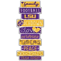 LSU Tigers 5'' x 24'' Celebrations Stack Sign