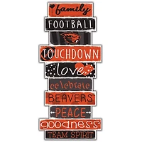 Oregon State Beavers 5'' x 24'' Celebrations Stack Sign