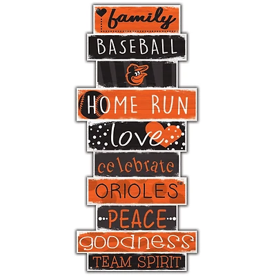 Baltimore Orioles 5'' x 24'' Celebrations Stack Sign
