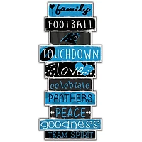 Carolina Panthers 5'' x 24'' Celebrations Stack Sign