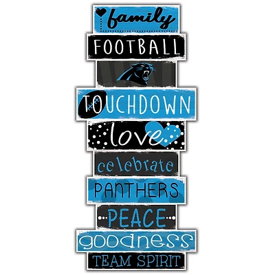 Carolina Panthers 5'' x 24'' Celebrations Stack Sign