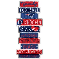 New England Patriots 5'' x 24'' Celebrations Stack Sign