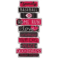 Cincinnati Reds 5'' x 24'' Celebrations Stack Sign