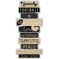 New Orleans Saints 5'' x 24'' Celebrations Stack Sign