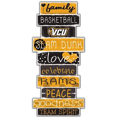 VCU Rams 5'' x 24'' Celebrations Stack Sign