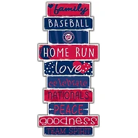 Washington Nationals 5'' x 24'' Celebrations Stack Sign