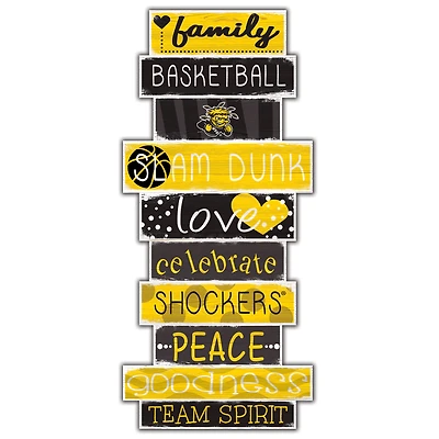 Wichita State Shockers 5'' x 24'' Celebrations Stack Sign
