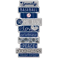New York Yankees 5'' x 24'' Celebrations Stack Sign