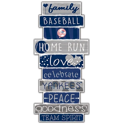 New York Yankees 5'' x 24'' Celebrations Stack Sign