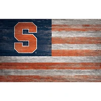 Syracuse Orange 11'' x 19'' Distressed Flag Sign
