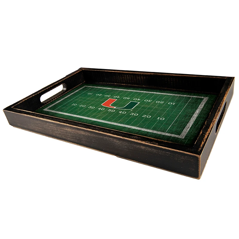 Miami Hurricanes 9'' x 15'' Team Field Tray