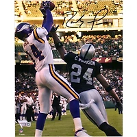 Randy Moss Minnesota Vikings Autographed 8" x 10" Catch Vs. Raiders Photograph