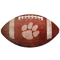Clemson Tigers 12'' Football Sign
