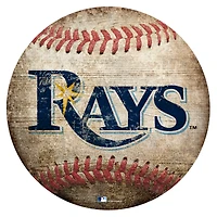 Tampa Bay Rays 12'' x 12'' Baseball Sign